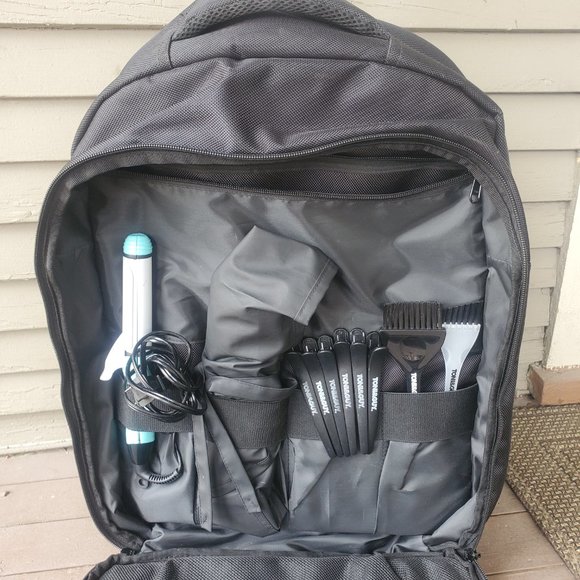 Toni & Guy Rolling RARE POP-ART backpack Hair stylist Carry Case + xtras UNISEX - Picture 8 of 14